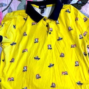 Lot of 2 Forever 21 English Bulldog polo shirts